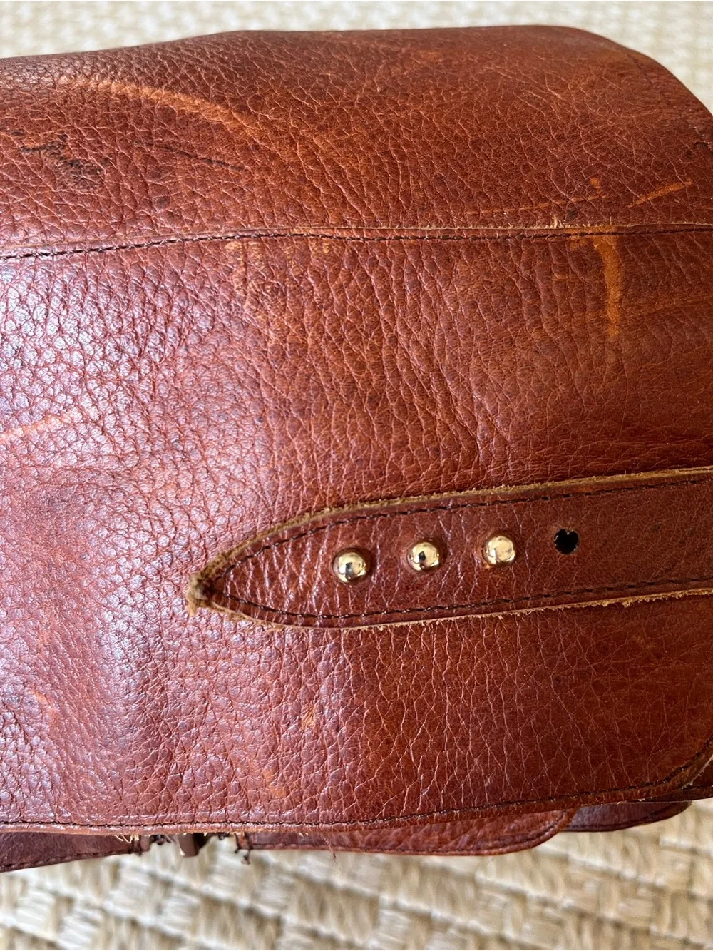 Lands' End Brown Leather Over-the-Knee Boots